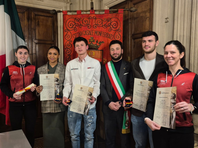 A Palazzo San Giorgio premiate le eccellenze sportive casalesi